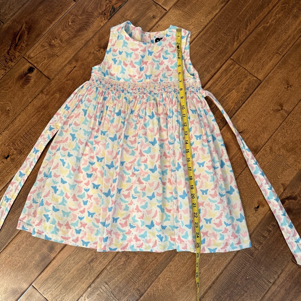 Question Everything Butterfly Print Kids Dress - Picture 4 of 7